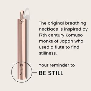 Komuso Rose Gold Pendant Necklace